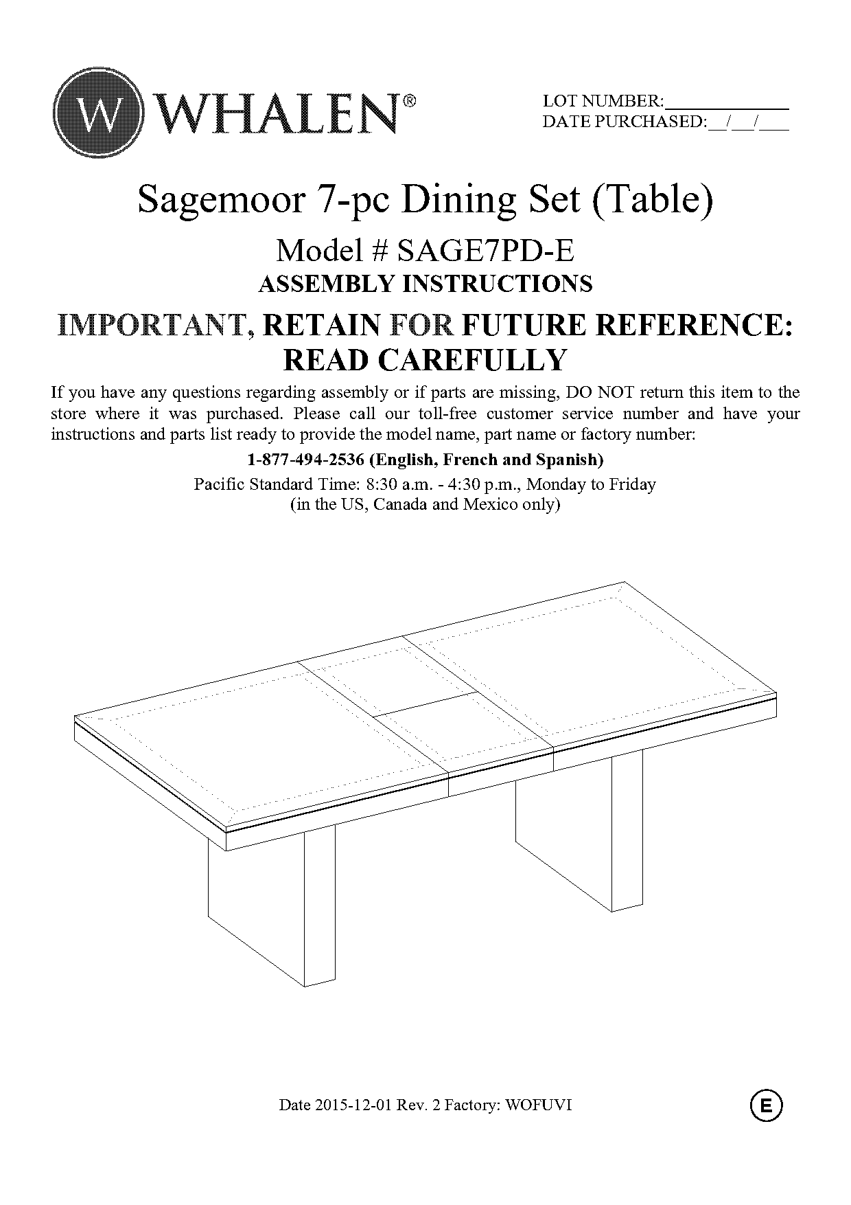 best finish for assembly table